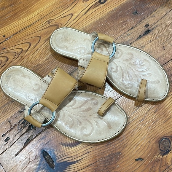Born leather tan sandals shoes size 9 - Picture 2 of 7